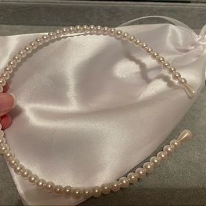 (NEW!) Imitation pearl headband